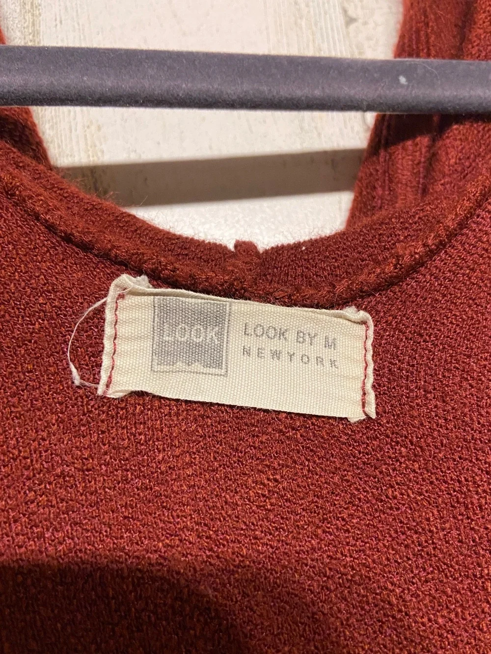 Look By M New York Burgundy Fringe Hooded Shawl Poncho